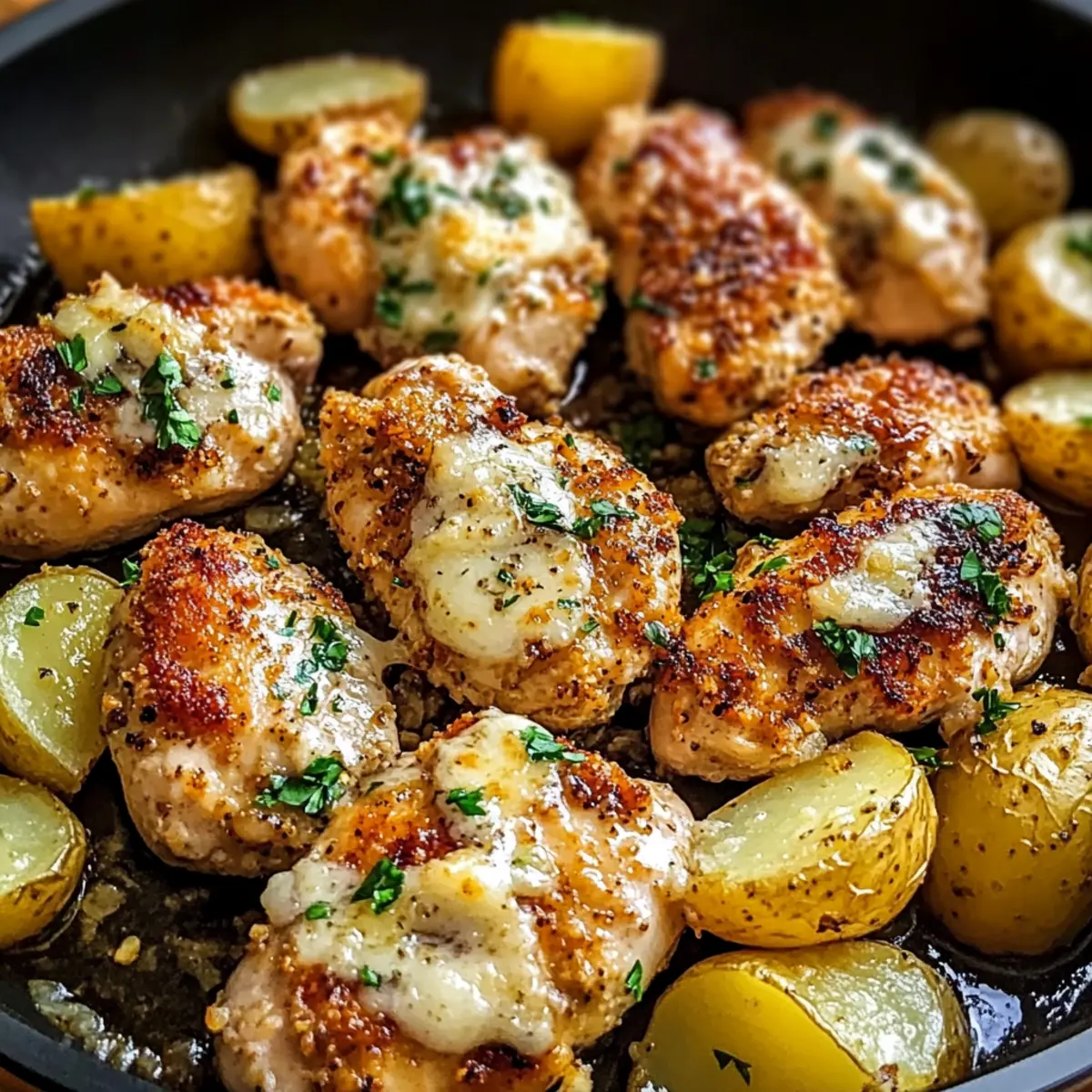 Garlic Parmesan Chicken and Potatoes