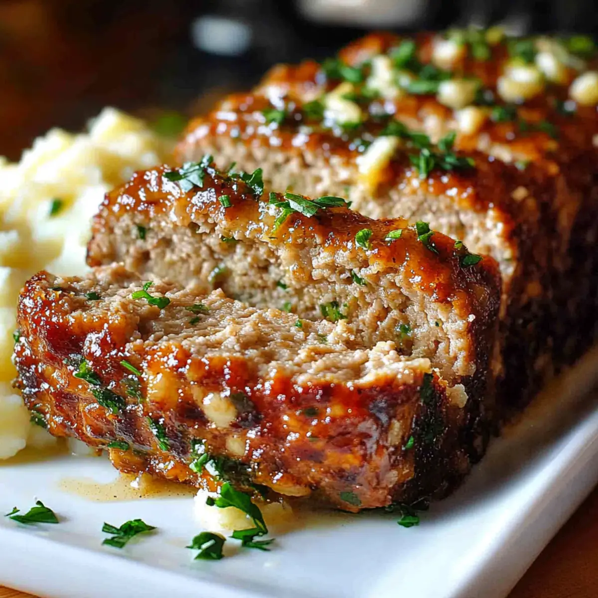 Mouthwatering Garlic Parmesan Meatloaf