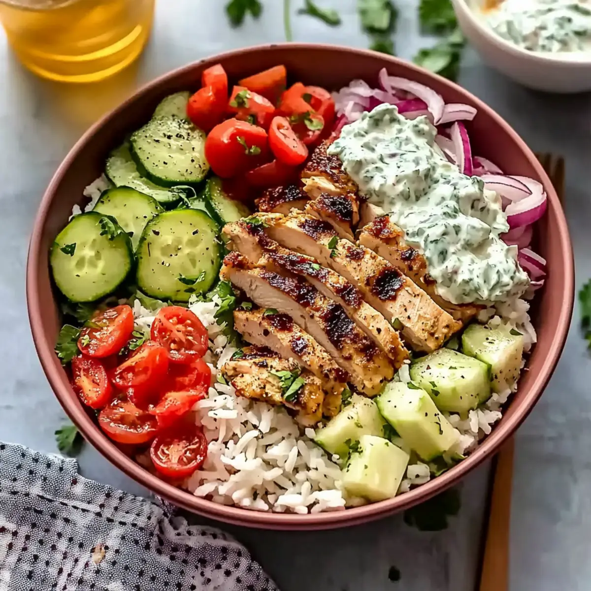 High Protein Greek Chicken Bowls