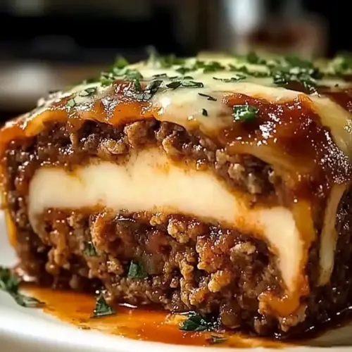 Stuffed Italian Meatloaf