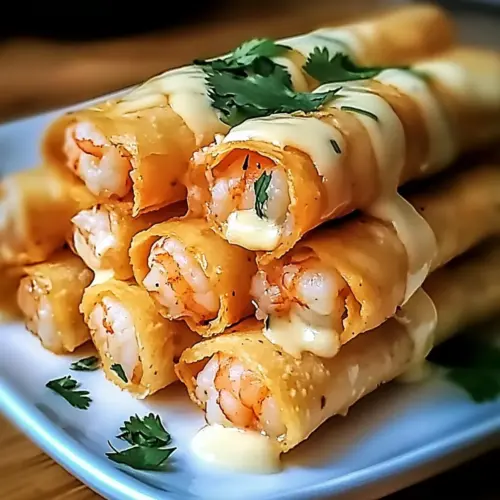 Crispy Crab and Shrimp Queso Taquitos