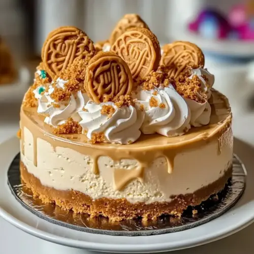Biscoff Cookie Butter Cheesecake