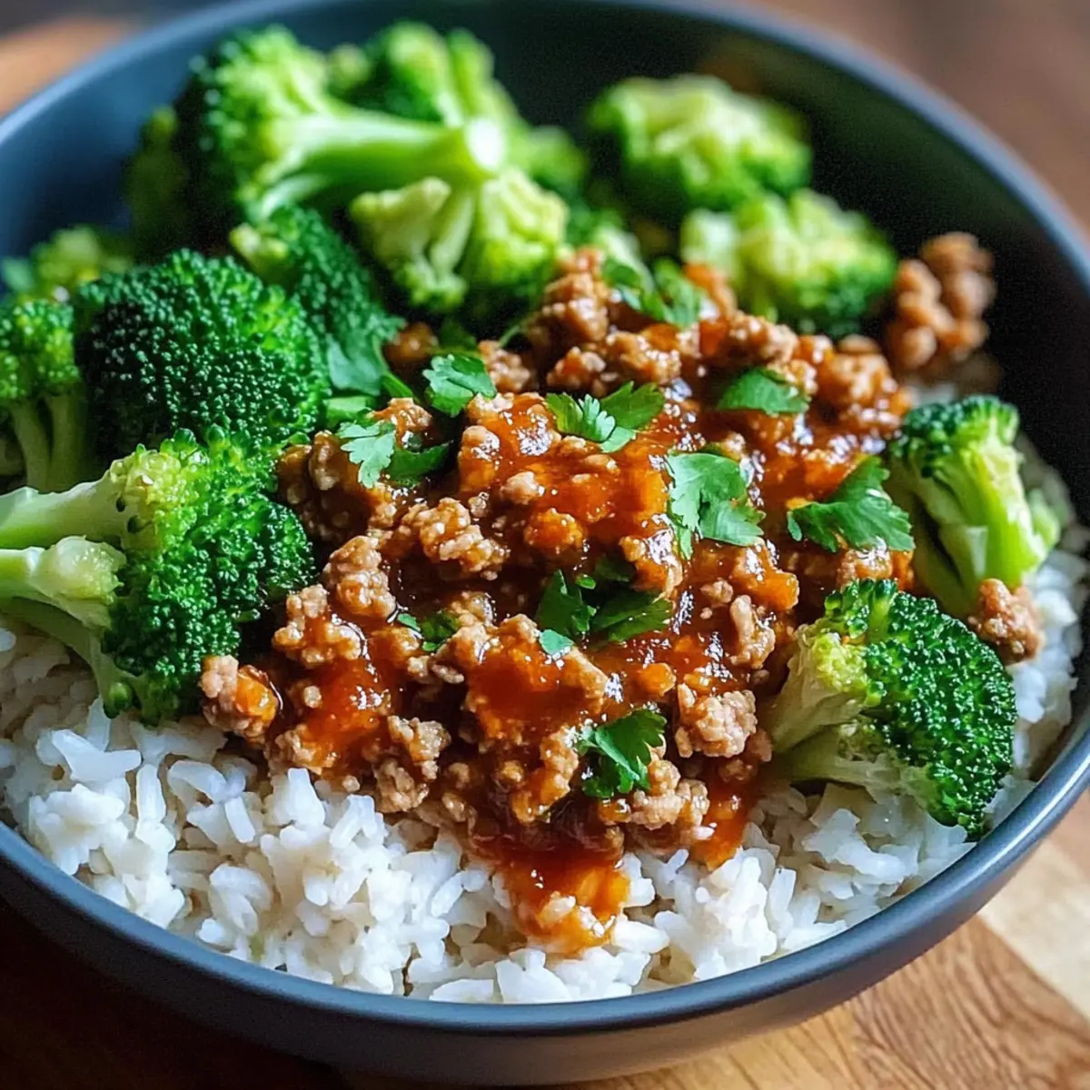 Sweet Spicy Turkey Broccoli Bowls