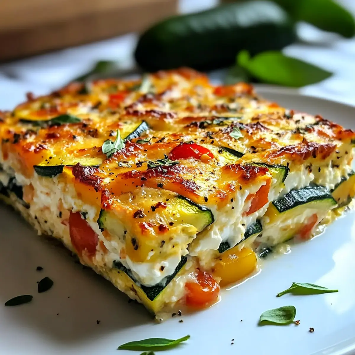Cottage Cheese and Veggie Bake