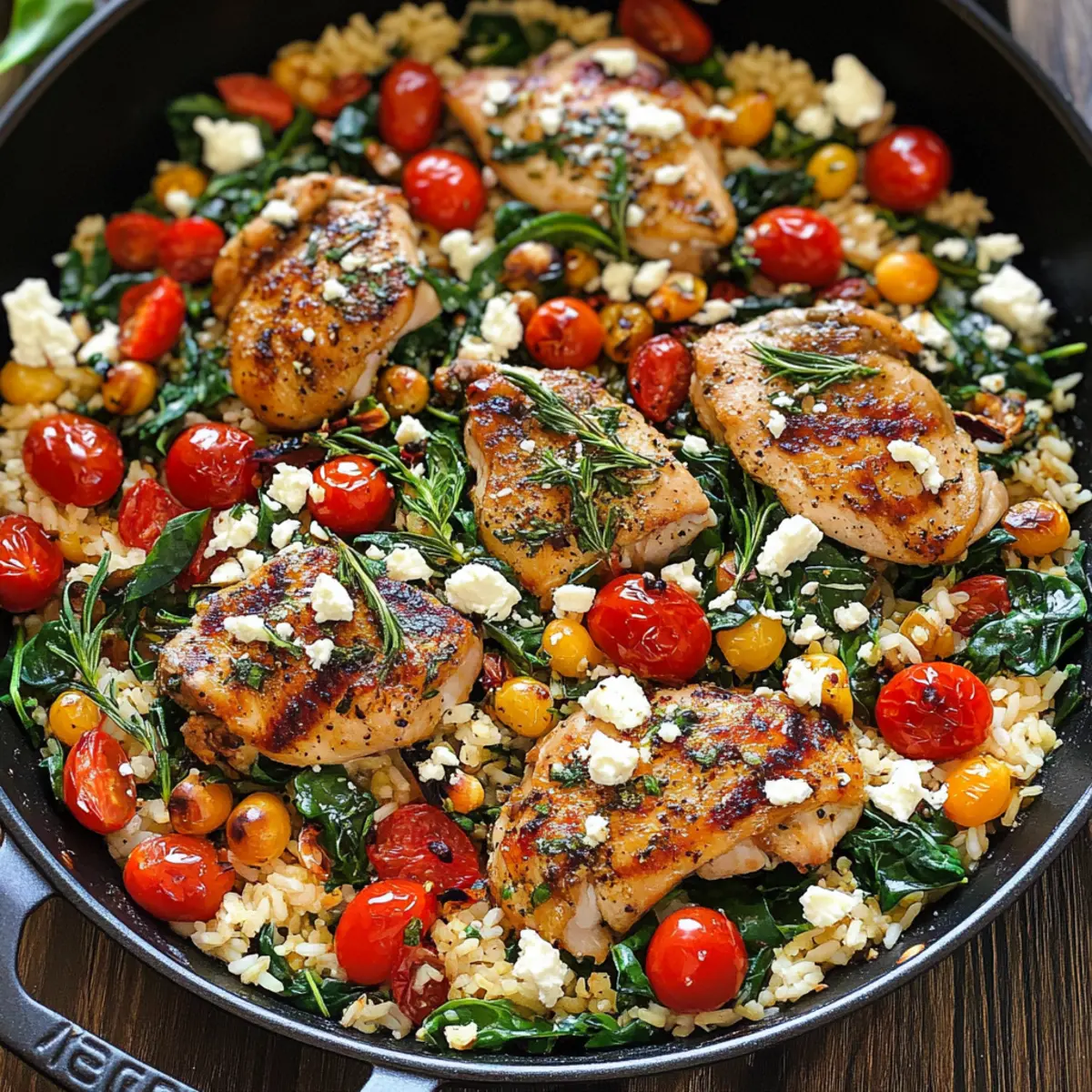 Greek Chicken and Lemon Rice