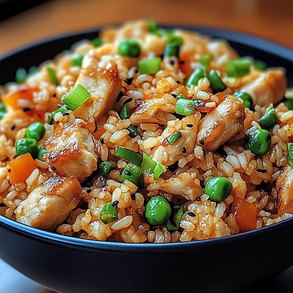 Garlic Chicken Fried Rice