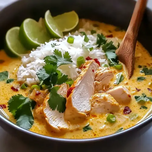 Coconut Chicken Brothy Rice