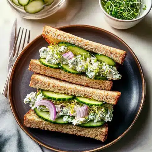 Cucumber Salad Sandwiches