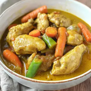 Filipino Style Chicken Curry with coconut milk