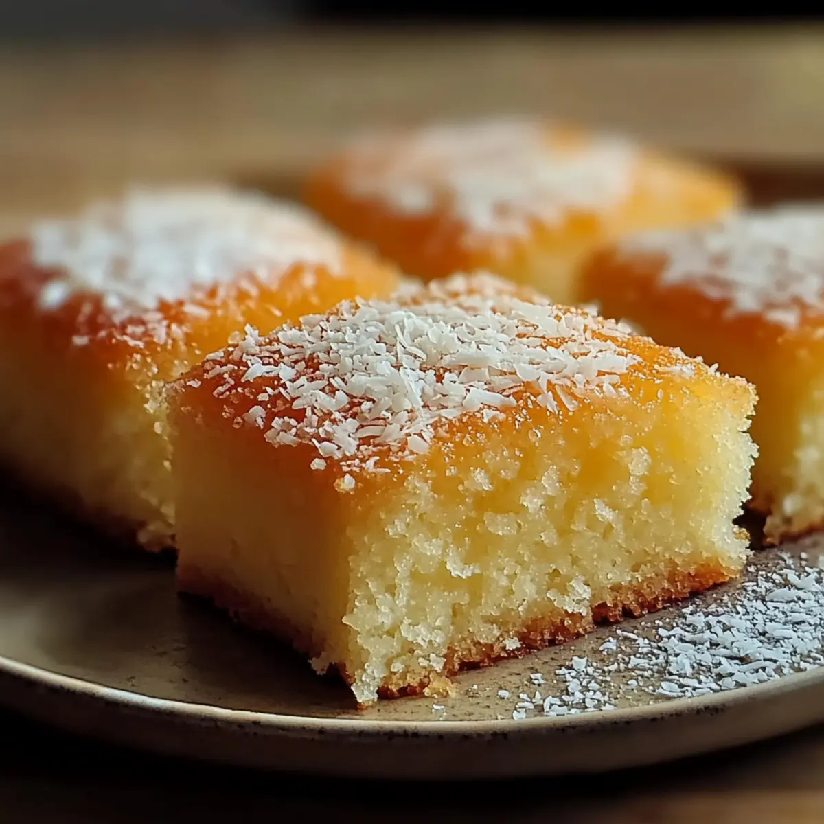 Coconut Milk Snack Cake
