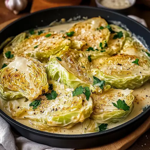 Garlic Parmesan Cabbage