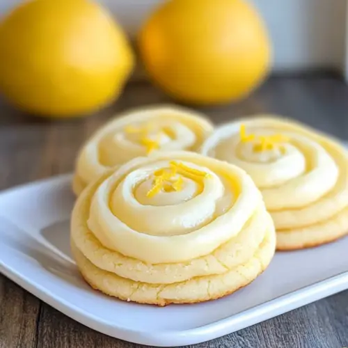Lemon Sugar Cookies with Lemon Frosting