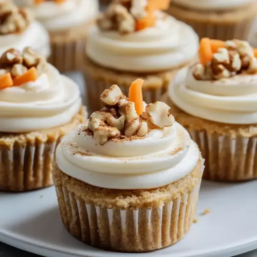 Mini Carrot Cheesecakes