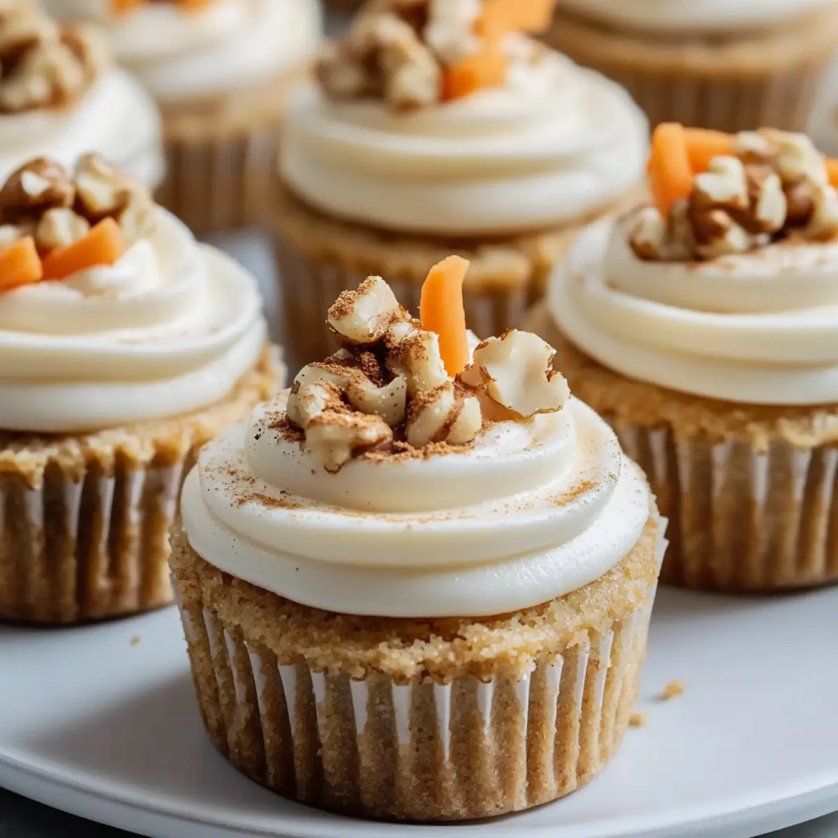 Mini Carrot Cheesecakes