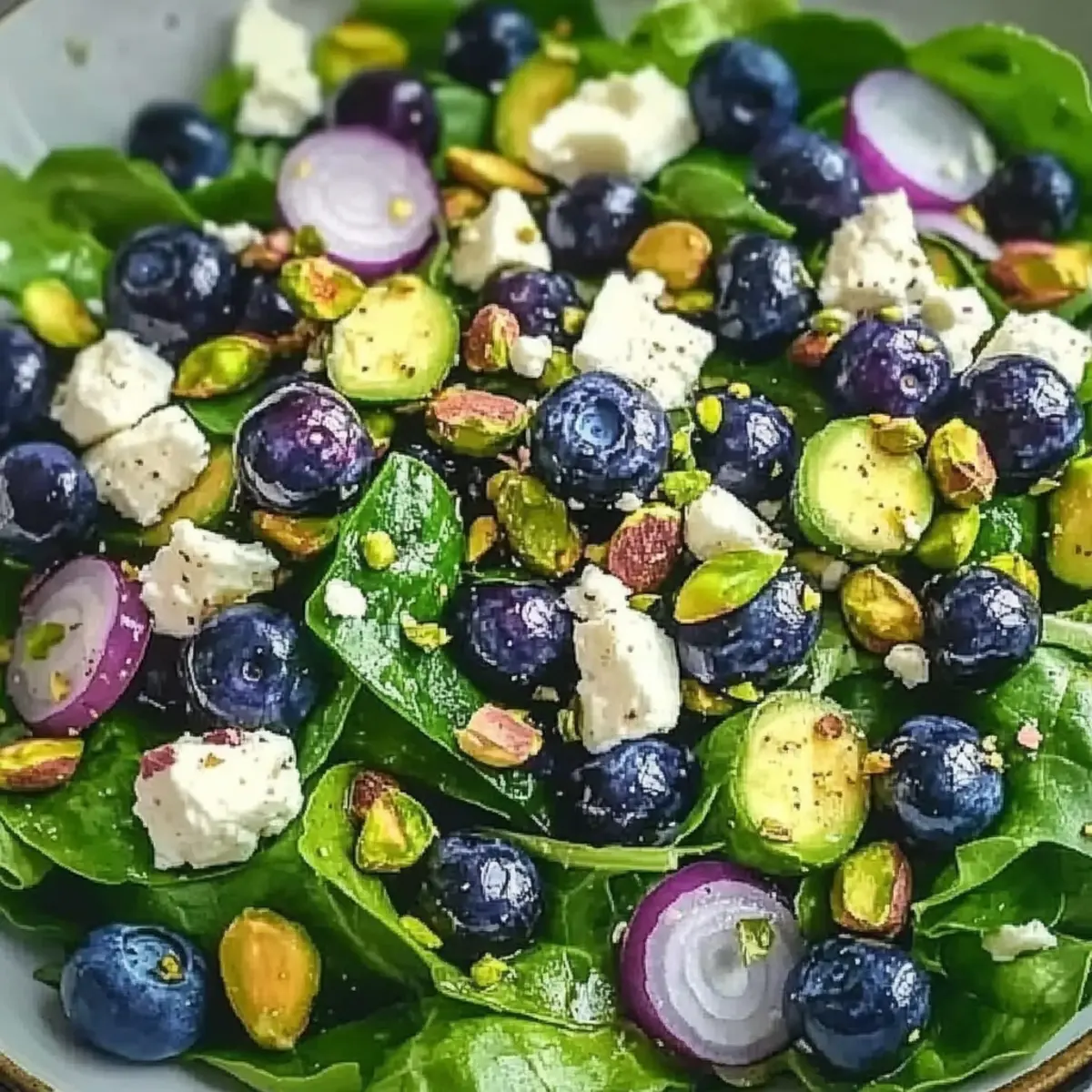 Blueberry Pistachio Spring Salad