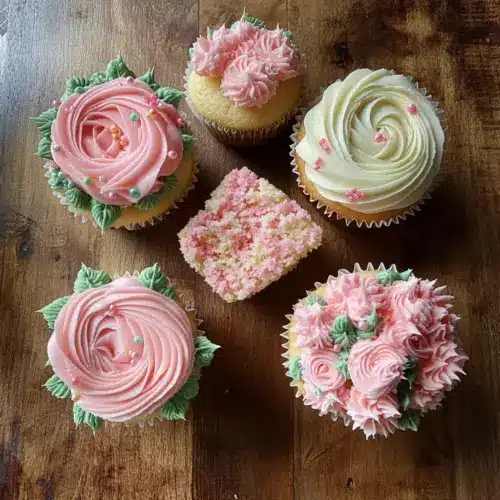 Girl Baby Shower Cupcakes