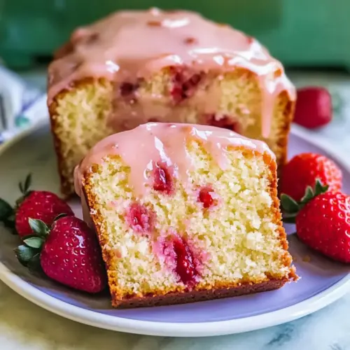 Strawberry Pound Cake