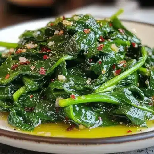 Garlic Butter Sautéed Spinach