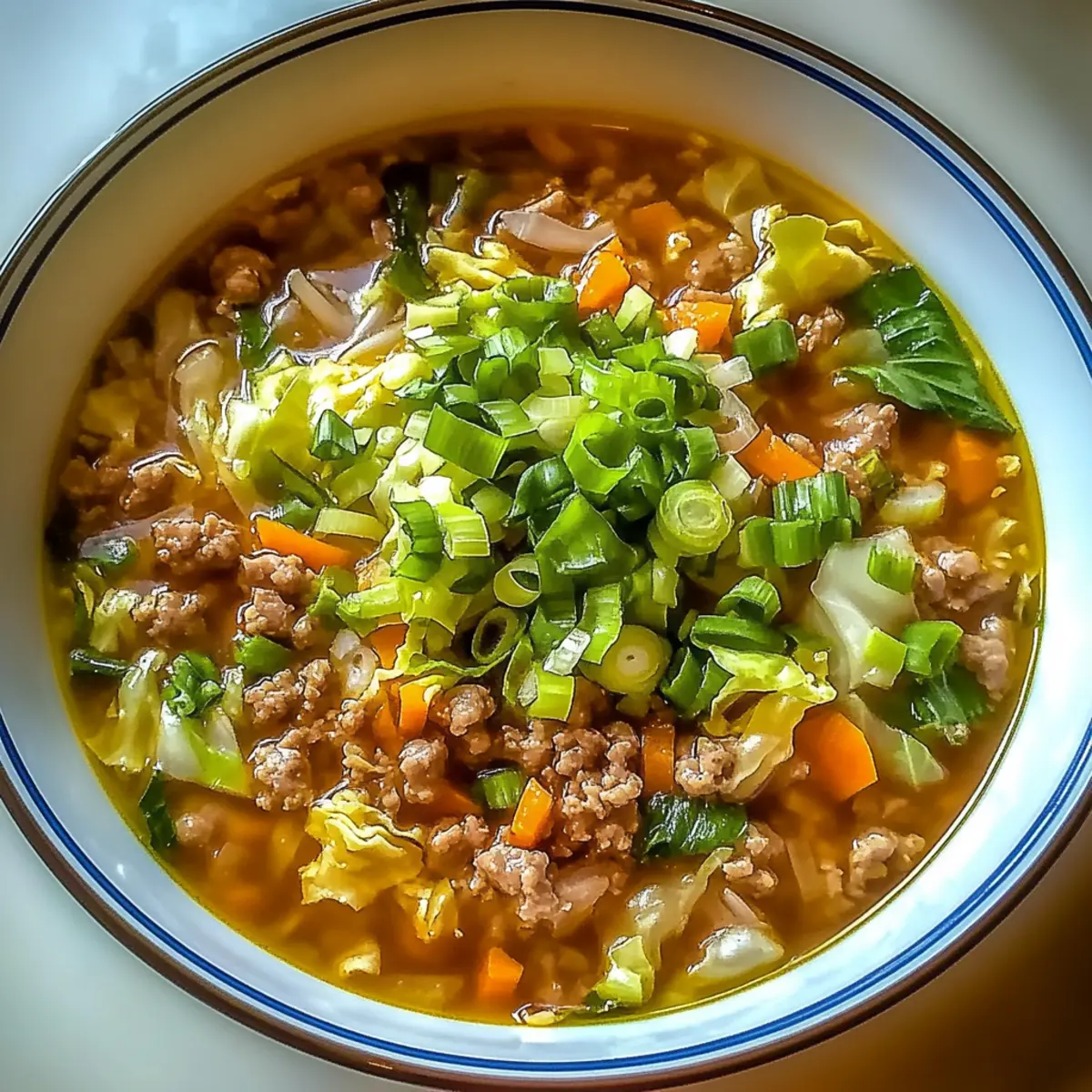 One-Pot Egg Roll Soup