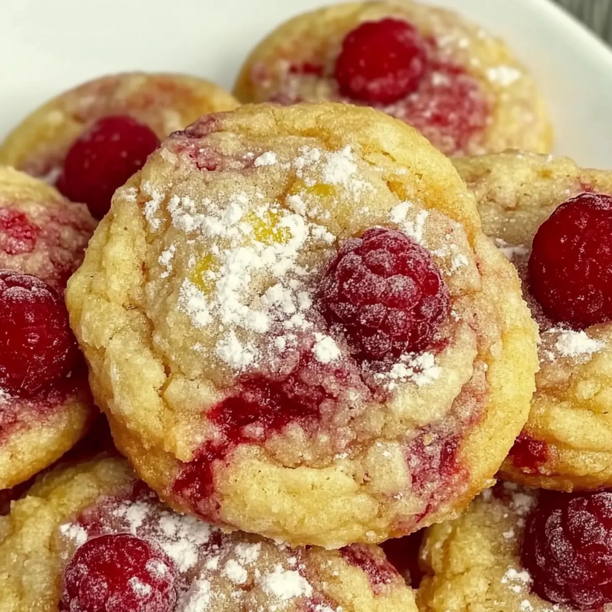 Lemon Raspberry Cookies