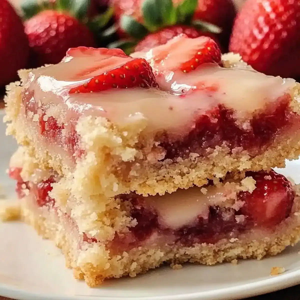 Strawberry Shortcake Bars