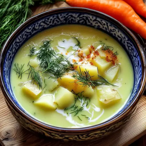 Creamy Potato & Dill Soup