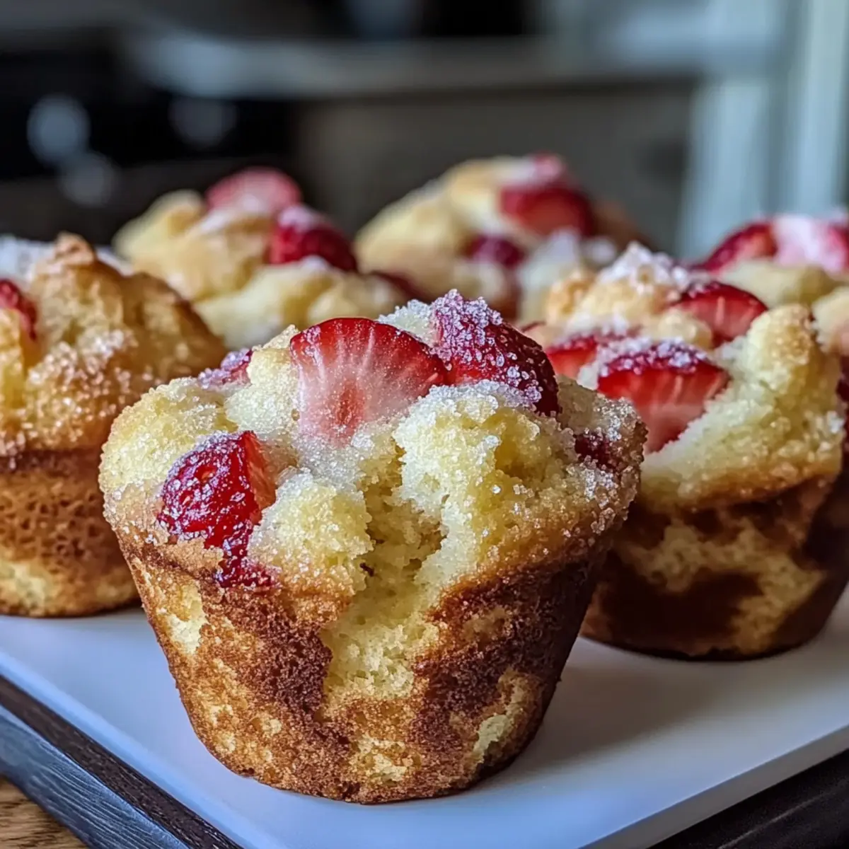 Strawberry Shortcake Muffins