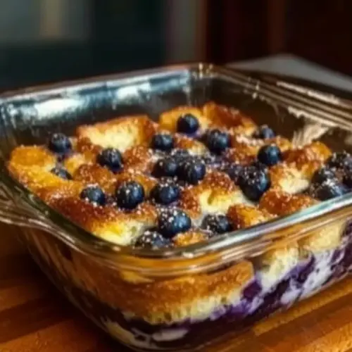 Blueberry French Toast Casserole