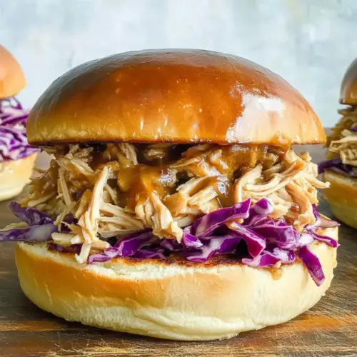 Honey Mustard Shredded Chicken Sandwich