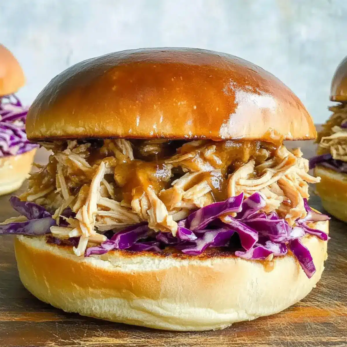 Honey Mustard Shredded Chicken Sandwich