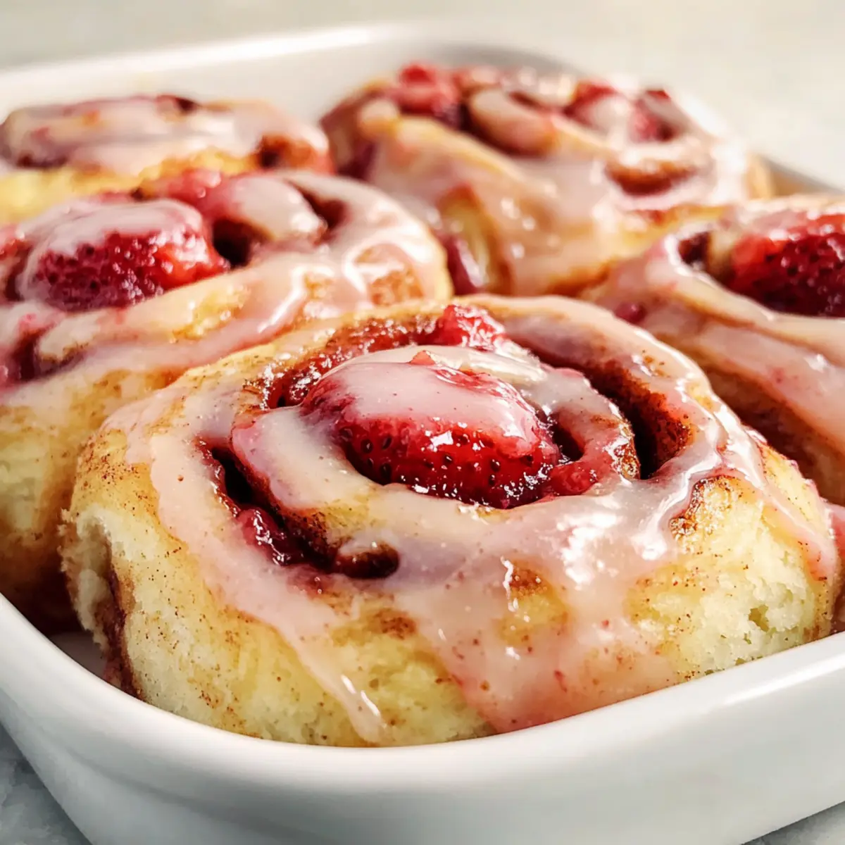 Strawberry Cinnamon Rolls