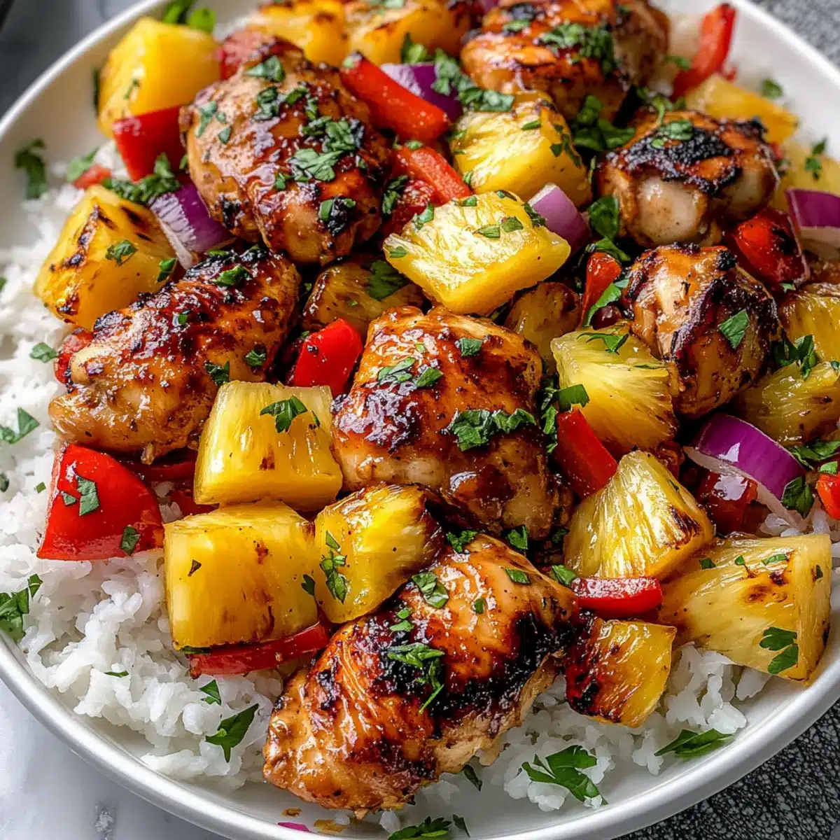 Hawaiian Chicken Sheet Pan