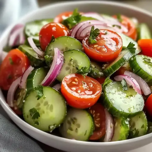 Cucumber Tomato Salad