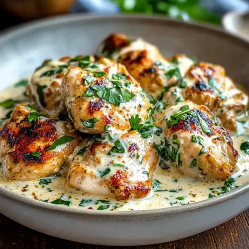 Turkish Chicken with Creamy White Sauce