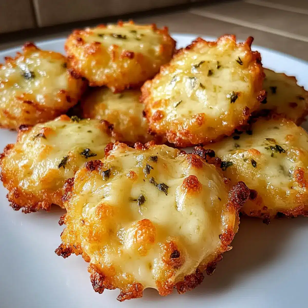 Crispy Pickle Cheese Bites