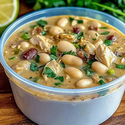 Cozy Cajun White Chicken Chili