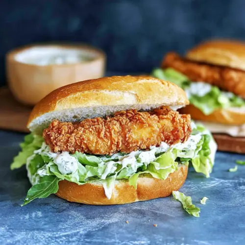 Crispy Chicken Caesar Sandwich