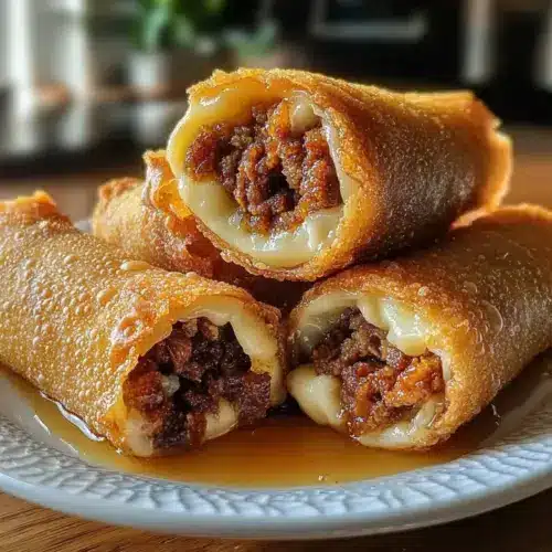 Texas Twinkies Egg Rolls with Honey