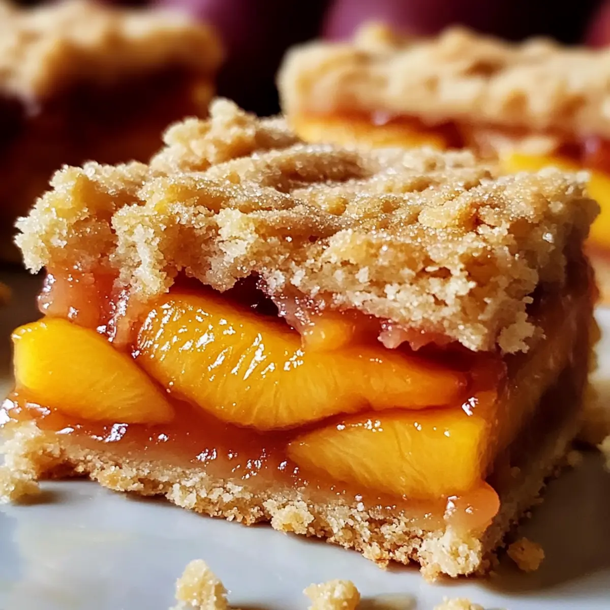 Peach Pie Bars
