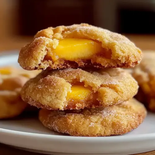 Peach Cobbler Cookies