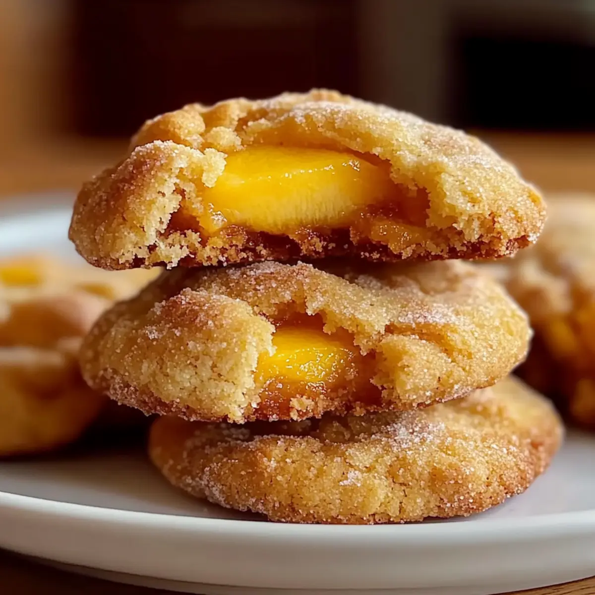 Peach Cobbler Cookies
