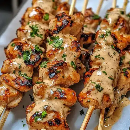 Bang Bang Chicken Skewers