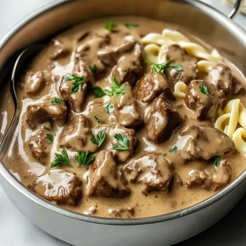 Homemade Beef Stroganoff