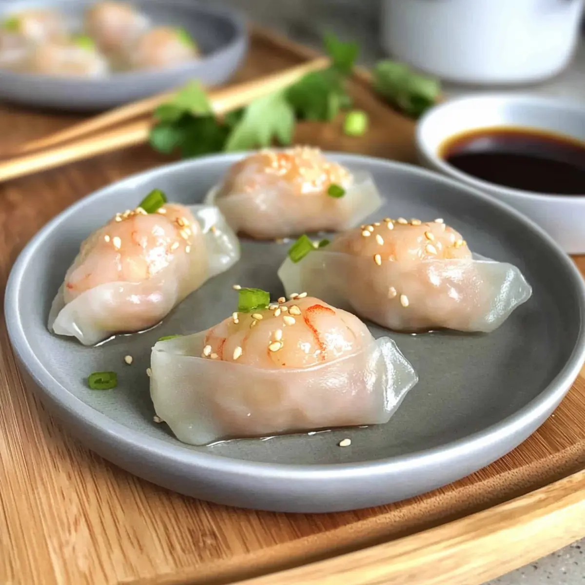 Steamed Rice Paper Shrimp Dumplings